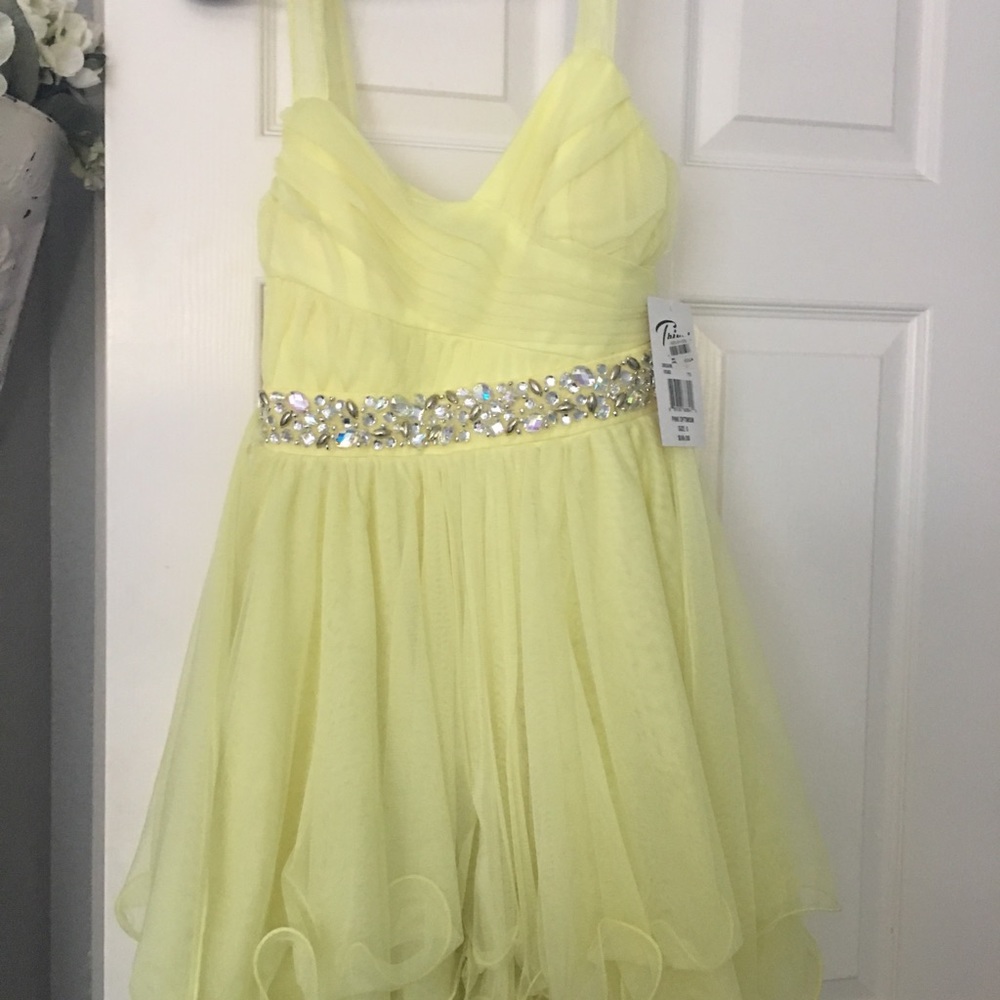 Yellow Cocktail Dress